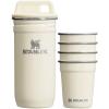 imageStanley Adventure PreParty Nesting Shot Glass Set  4 Shot Glasses in Travel Carrying Case  2 oz Stainless Steel Shooters  BPAFree  Cream GlossCream Gloss