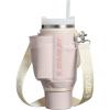 imageStanley All Day Quencher Carry All for 40 oz Tumbler with Handle  Crossbody Bag with Phone Holder Pocket Card Sleeve ampamp Detachable Strap  Water Bottle Carrier Bag  BPAFree  Rose QuartzRose Quartz