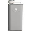 imageStanley Classic Easy Fill Wide Mouth Flask 8 oz  Leakproof Hip Flask  Hinge Connected Never Lose Cap  Insulated Stainless Steel Liquor Container  BPAFree  Wisteria ShineAsh