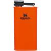 imageStanley Classic Easy Fill Wide Mouth Flask 8 oz  Leakproof Hip Flask  Hinge Connected Never Lose Cap  Insulated Stainless Steel Liquor Container  BPAFree  Wisteria ShineBlaze Orange