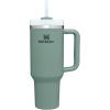 imageStanley Quencher H20 Tumbler with Handle and Straw 40 oz  Flowstate 3Position Lid  Cup Holder Compatible for Travel  Insulated Stainless Steel Cup  BPAFree  Rose Petal ShimmerShale