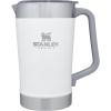 imageStanley StayChill Pitcher 64 oz  Cold Water Beer and Drink Pitcher with Lid  Large Capacity Durable Beverage Container with Handle  Insulated Stainless Steel  BPAFree  Frost GlossPolar