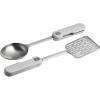 imageStanley Wildfare Pro Stainless Steel Fold ampamp Go Utensil Set  Folding Spatula and Spoon  Packable Outdoor Cookware  Camping Essentials for Your Camp Kitchen  BPAFree  Pale Pebble ampamp Stone