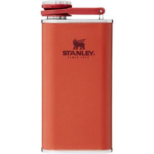 imageStanley Classic Easy Fill Wide Mouth Flask 8 oz  Leakproof Hip Flask  Hinge Connected Never Lose Cap  Insulated Stainless Steel Liquor Container  BPAFree  Wisteria ShineCinnamon