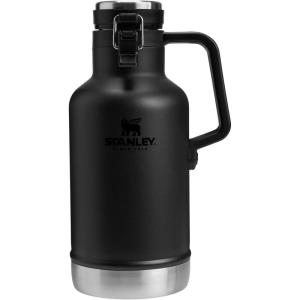imageStanley Classic EasyPour Growler 64 oz  Keeps Beer Cold or Coffee Hot  Leakproof Steel Lined Lid and Easy to Carry Handle  Insulated Stainless Steel  BPAFree  AshBlack 20