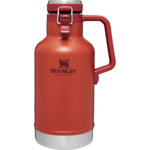 imageStanley Classic EasyPour Growler 64 oz  Keeps Beer Cold or Coffee Hot  Leakproof Steel Lined Lid and Easy to Carry Handle  Insulated Stainless Steel  BPAFree  AshCinnamon