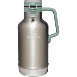 imageStanley Classic EasyPour Growler 64 oz  Keeps Beer Cold or Coffee Hot  Leakproof Steel Lined Lid and Easy to Carry Handle  Insulated Stainless Steel  BPAFree  AshStainless Steel Shale