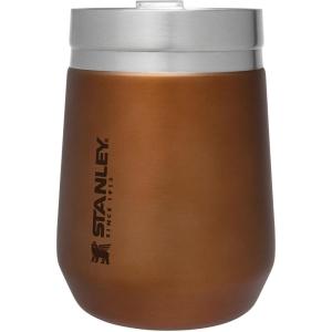 imageStanley GO Everyday Wine Tumbler 10 oz  Press Fit Drink Through Lid  Beverage Coffee and Cocktail Cup  Insulated Stainless Steel Wine Glass  BPAFree  PolarMaple