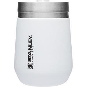 imageStanley GO Everyday Wine Tumbler 10 oz  Press Fit Drink Through Lid  Beverage Coffee and Cocktail Cup  Insulated Stainless Steel Wine Glass  BPAFree  PolarPolar