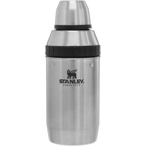 imageStanley Happy Hour Cocktail Shaker Set 20 oz  Bartender Kit for Camping and Travel  Cocktail Drink Mixing Set with 2 Cups  Insulated Stainless Steel  BPAFree  Black 20Stainless Steel
