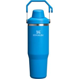 imageStanley IceFlow 20 Fast Flow Tumbler with Handle 30 oz  Twist On Angled Spout Lid  Leakproof Water Bottle  Insulated Stainless Steel  BPAFree  MeadowAzure