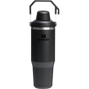 imageStanley IceFlow 20 Fast Flow Tumbler with Handle 30 oz  Twist On Angled Spout Lid  Leakproof Water Bottle  Insulated Stainless Steel  BPAFree  MeadowBlack 20