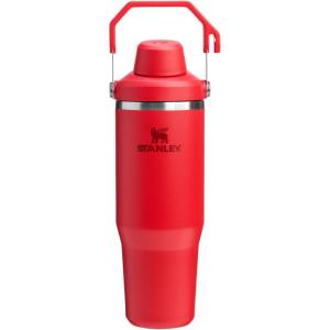 imageStanley IceFlow 20 Fast Flow Tumbler with Handle 30 oz  Twist On Angled Spout Lid  Leakproof Water Bottle  Insulated Stainless Steel  BPAFree  MeadowChili Red