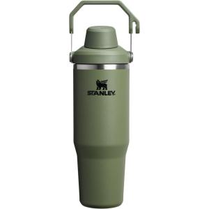 imageStanley IceFlow 20 Fast Flow Tumbler with Handle 30 oz  Twist On Angled Spout Lid  Leakproof Water Bottle  Insulated Stainless Steel  BPAFree  MeadowDried Pine