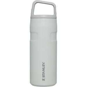 imageStanley IceFlow Cap and Carry Water Bottle  Wide Mouth Twist Lid  Lightweight ampamp Leakproof for Travel ampamp Sports  Insulated Stainless Steel  BPAFreeFog Glimmer
