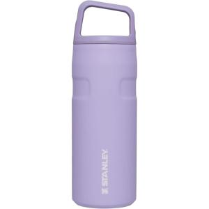 imageStanley IceFlow Cap and Carry Water Bottle  Wide Mouth Twist Lid  Lightweight ampamp Leakproof for Travel ampamp Sports  Insulated Stainless Steel  BPAFreeLavender