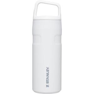 imageStanley IceFlow Cap and Carry Water Bottle  Wide Mouth Twist Lid  Lightweight ampamp Leakproof for Travel ampamp Sports  Insulated Stainless Steel  BPAFreePolar