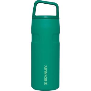 imageStanley IceFlow Cap and Carry Water Bottle  Wide Mouth Twist Lid  Lightweight ampamp Leakproof for Travel ampamp Sports  Insulated Stainless Steel  BPAFreeAlpine