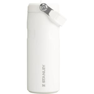 imageStanley IceFlow Flip Straw 20 Water Bottle 24 oz  BuiltIn Straw for Travel and Sports  Lightweight and Leak Resistant  Insulated Stainless Steel  BPAFree  Strawberry CreamFrost