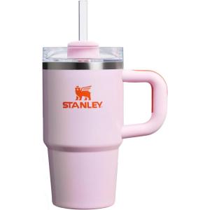 imageStanley Quencher H20 Tumbler with Handle and Straw 40 oz  Flowstate 3Position Lid  Cup Holder Compatible for Travel  Insulated Stainless Steel Cup  BPAFree  Rose Petal ShimmerRose Petal Shimmer