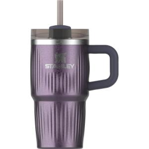 imageStanley Quencher H20 Tumbler with Handle and Straw 40 oz  Flowstate 3Position Lid  Cup Holder Compatible for Travel  Insulated Stainless Steel Cup  BPAFree  Rose Petal ShimmerFluted Wisteria Shine