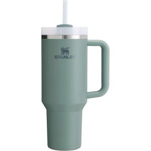 imageStanley Quencher H20 Tumbler with Straw 40 oz  Flowstate 3Position Lid  Cup Holder Compatible for Travel  Insulated Stainless Steel Cup  BPAFree  Shale