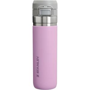 imageStanley Quick Flip GO Water Bottle 24 oz  Push Button Lid  Leakproof and Packable for Travel and Sports  Insulated Stainless Steel  BPAFree  PomeloLilac 20