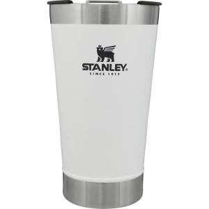 imageStanley StayChill Beer Pint 16 oz  Wide Mouth Lid  Builtin Bottle Opener  Beer Tumbler Cup  Insulated Stainless Steel Pint Glass  BPAFree  Rose Quartz GlowPolar