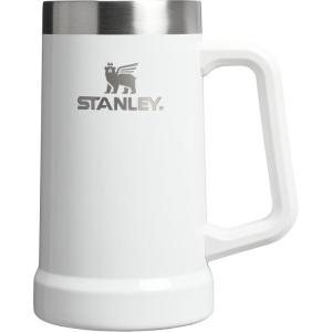 imageStanley StayChill Beer Stein 24 oz  Heavy Duty Big Grip Handle  Beer Tumbler Drink Cup Holds 2 Cans  Insulated Stainless Steel Party Mug  BPAFree  TigerlilyFrost Gloss