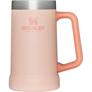 imageStanley StayChill Beer Stein 24 oz  Heavy Duty Big Grip Handle  Beer Tumbler Drink Cup Holds 2 Cans  Insulated Stainless Steel Party Mug  BPAFree  TigerlilyLimestone