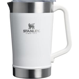 imageStanley StayChill Pitcher 64 oz  Cold Water Beer and Drink Pitcher with Lid  Large Capacity Durable Beverage Container with Handle  Insulated Stainless Steel  BPAFree  Frost GlossFrost Gloss