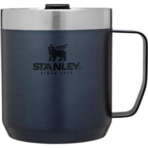 imageStanley StayHot Camp Mug 24 oz  Press Fit Drink Through Lid  Cup for Coffee Tea and Drinks  Insulated Stainless Steel Coffee Mug  BPAFree  Hammertone SilverNightfall