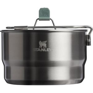 imageStanley Wildfare Go 14Piece Stainless Steel Prep ampamp Cook Set  165 qt Saucepan with Fold ampamp Lock Handle  Bowls Utensils Cutting Board  Camping Essentials for Your Camp Kitchen  BPAFree165 QT