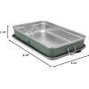 imageSTANLEY Classic Legendary Useful Box 125 qt  Metal Snack and Lunch Box  Durable Stainless Steel Travel Food Storage Container  Hiking Camping School or Work  BPAFree  Hammertone GreenHammertone Green
