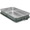 imageSTANLEY Classic Legendary Useful Box 125 qt  Metal Snack and Lunch Box  Durable Stainless Steel Travel Food Storage Container  Hiking Camping School or Work  BPAFree  Hammertone GreenHammertone Green