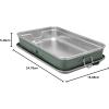 imageSTANLEY Classic Legendary Useful Box 125 qt  Metal Snack and Lunch Box  Durable Stainless Steel Travel Food Storage Container  Hiking Camping School or Work  BPAFree  Hammertone GreenHammertone Green
