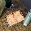 imageSTANLEY Classic Legendary Useful Box 125 qt  Metal Snack and Lunch Box  Durable Stainless Steel Travel Food Storage Container  Hiking Camping School or Work  BPAFree  Hammertone GreenHammertone Green