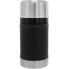 imageSTANLEY Vacuum Insulated Large Food Jar 188 Stainless Steel Food Jar for Cold and Hot Food Soup Thermos with Leak Proof Lid Doubles as Cup Wide Mouth Food ThermosBlack 20