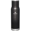 imageStanley AdventureToGo Vacuum Bottle 14 qt  Wide Mouth with Leakproof Cup Lid  Keep Drinks Hot or Cold  Packable for Travel  Insulated Stainless Steel Thermal Bottle  BPAFree  ToastCharcoal Glow