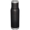 imageStanley AdventureToGo Vacuum Bottle 14 qt  Wide Mouth with Leakproof Cup Lid  Keep Drinks Hot or Cold  Packable for Travel  Insulated Stainless Steel Thermal Bottle  BPAFree  ToastCharcoal Glow
