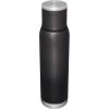 imageStanley AdventureToGo Vacuum Bottle 14 qt  Wide Mouth with Leakproof Cup Lid  Keep Drinks Hot or Cold  Packable for Travel  Insulated Stainless Steel Thermal Bottle  BPAFree  ToastCharcoal Glow