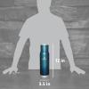 imageStanley AdventureToGo Vacuum Bottle 14 qt  Wide Mouth with Leakproof Cup Lid  Keep Drinks Hot or Cold  Packable for Travel  Insulated Stainless Steel Thermal Bottle  BPAFree  ToastBlue Glow