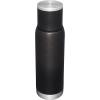 imageStanley AdventureToGo Vacuum Bottle 14 qt  Wide Mouth with Leakproof Cup Lid  Keep Drinks Hot or Cold  Packable for Travel  Insulated Stainless Steel Thermal Bottle  BPAFree  ToastCharcoal Glow