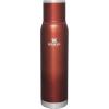 imageStanley AdventureToGo Vacuum Bottle 14 qt  Wide Mouth with Leakproof Cup Lid  Keep Drinks Hot or Cold  Packable for Travel  Insulated Stainless Steel Thermal Bottle  BPAFree  ToastClay Glow