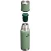 imageStanley AdventureToGo Vacuum Bottle 14 qt  Wide Mouth with Leakproof Cup Lid  Keep Drinks Hot or Cold  Packable for Travel  Insulated Stainless Steel Thermal Bottle  BPAFree  ToastHammertone Green
