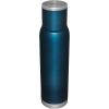 imageStanley AdventureToGo Vacuum Bottle 14 qt  Wide Mouth with Leakproof Cup Lid  Keep Drinks Hot or Cold  Packable for Travel  Insulated Stainless Steel Thermal Bottle  BPAFree  ToastBlue Glow