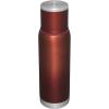 imageStanley AdventureToGo Vacuum Bottle 14 qt  Wide Mouth with Leakproof Cup Lid  Keep Drinks Hot or Cold  Packable for Travel  Insulated Stainless Steel Thermal Bottle  BPAFree  ToastClay Glow