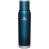 imageStanley AdventureToGo Vacuum Bottle 14 qt  Wide Mouth with Leakproof Cup Lid  Keep Drinks Hot or Cold  Packable for Travel  Insulated Stainless Steel Thermal Bottle  BPAFree  ToastBlue Glow