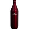 imageStanley All Day Slim Bottle 20 oz  Twist off Lid with Leakproof Seal  Slim Design for Travel and Gym  Insulated Stainless Steel Water Bottle  BPAFree  Twilight GlossGarnet Shine