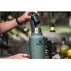 imageStanley Classic Legendary Vacuum Bottle 20 oz  Wide Mouth with Leakproof Cup Lid  Keep Drinks Hot or Cold  Packable for Travel  Insulated Stainless Steel Thermal Bottle  BPAFree  Matte BlackHammertone Silver